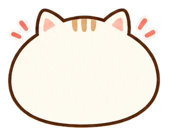ねこ耳の吹き出し