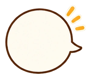 丸い吹き出し